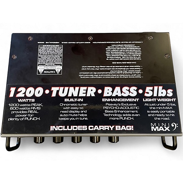 Used Peavey Mini Max Bass Amp Head