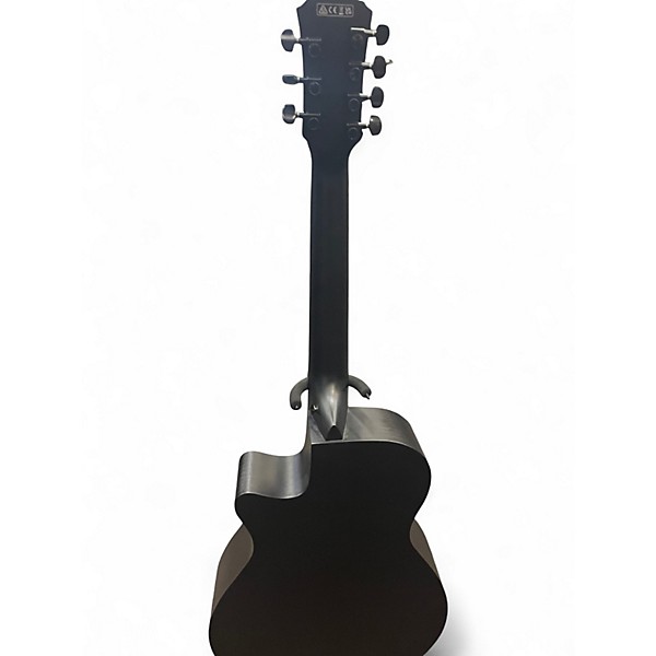 Used Ibanez Aeg721 Black Acoustic Electric Guitar