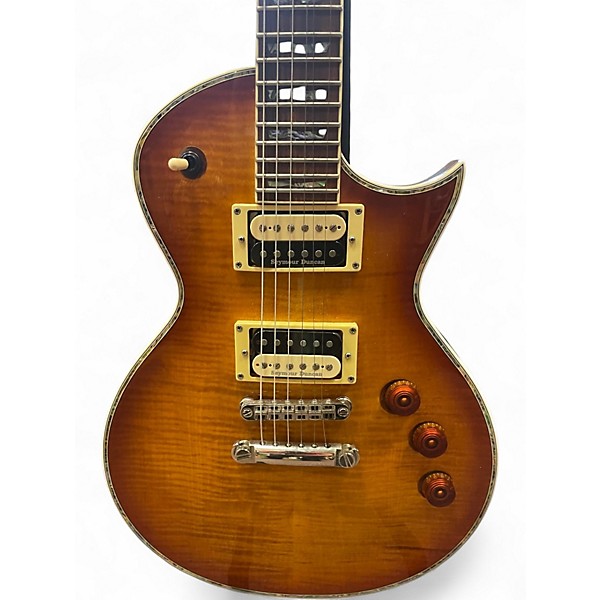 Used 2019 ESP EC1000 Deluxe Amber Solid Body Electric Guitar