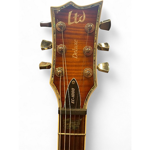 Used 2019 ESP EC1000 Deluxe Amber Solid Body Electric Guitar
