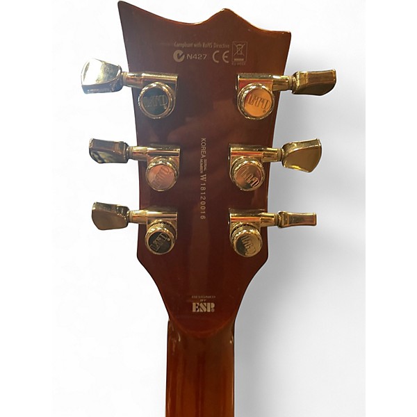 Used 2019 ESP EC1000 Deluxe Amber Solid Body Electric Guitar
