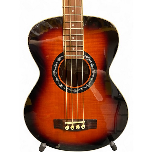 Used Fender T Bucket Bass 3 Tone Sunburst Acoustic Bass Guitar