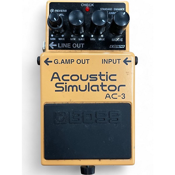 Used BOSS AC3 Acoustic Simulator Effect Pedal