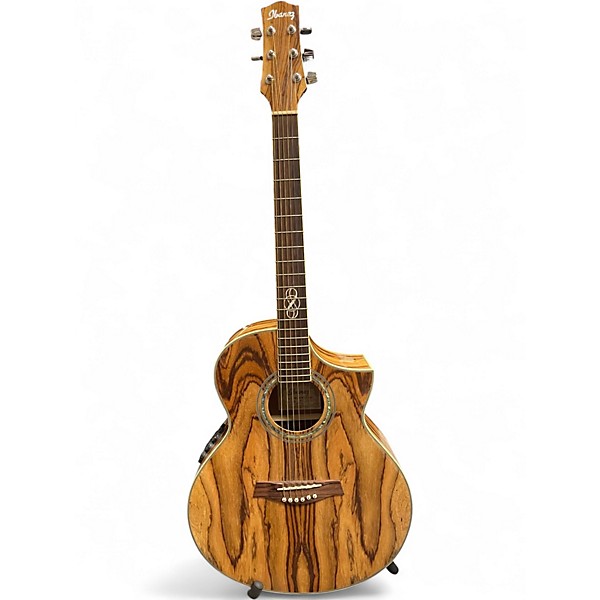 Used Ibanez EW20ZWE Natural Acoustic Electric Guitar