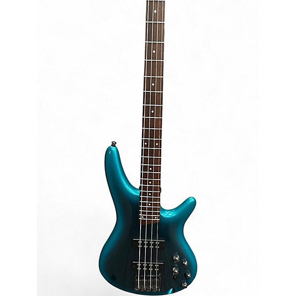 Used Ibanez SR300E-CUB Cerulean Aura Burst Electric Bass Guitar