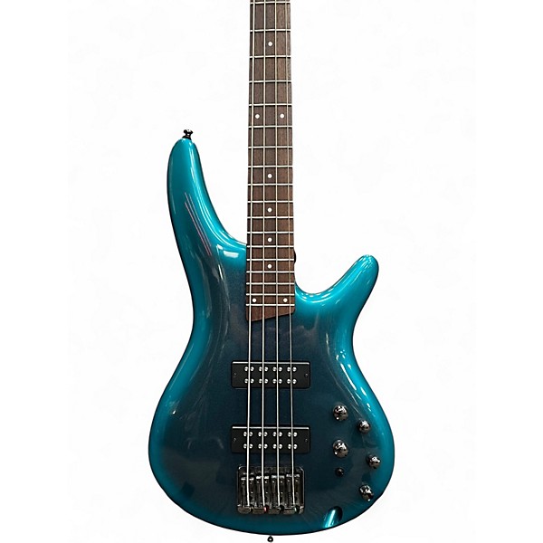 Used Ibanez SR300E-CUB Cerulean Aura Burst Electric Bass Guitar