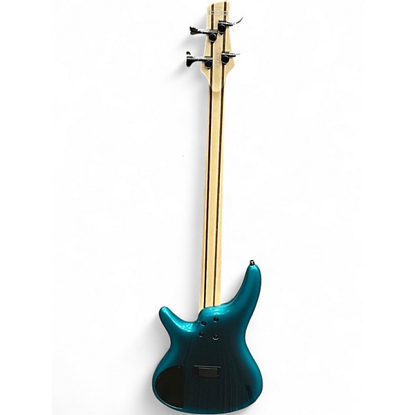 Used Ibanez SR300E-CUB Cerulean Aura Burst Electric Bass Guitar