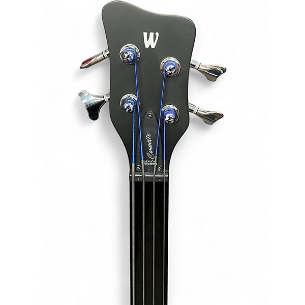 Used RockBass by Warwick Corvette Black Electric Bass Guitar