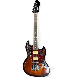 Used Woodrite SWITCHBLADE Sunburst Solid Body Electric Guitar