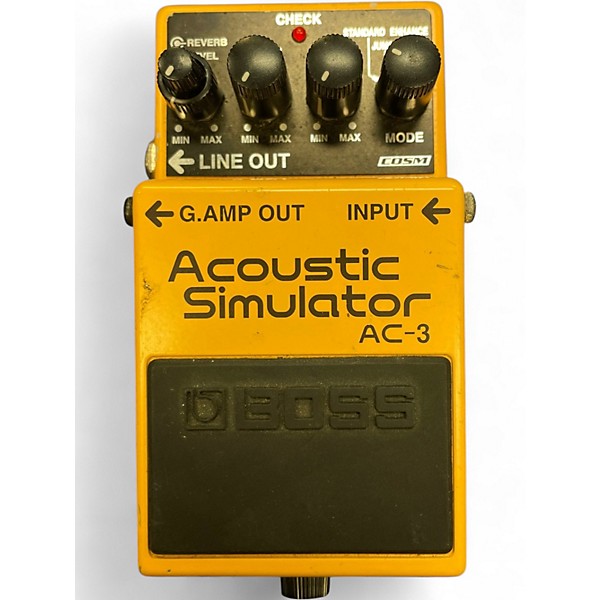 Used BOSS AC3 Acoustic Simulator Effect Pedal