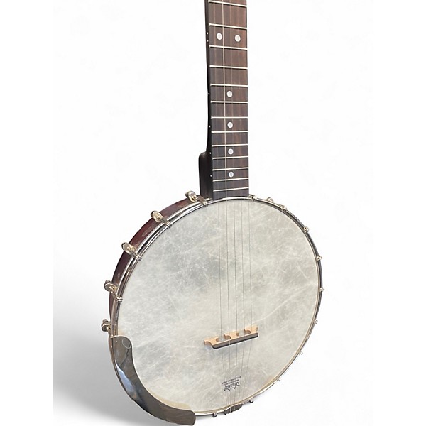 Used Recording King RKOH06 Open Back Natural Banjo