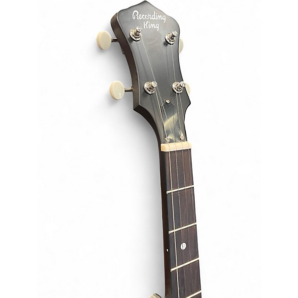 Used Recording King RKOH06 Open Back Natural Banjo