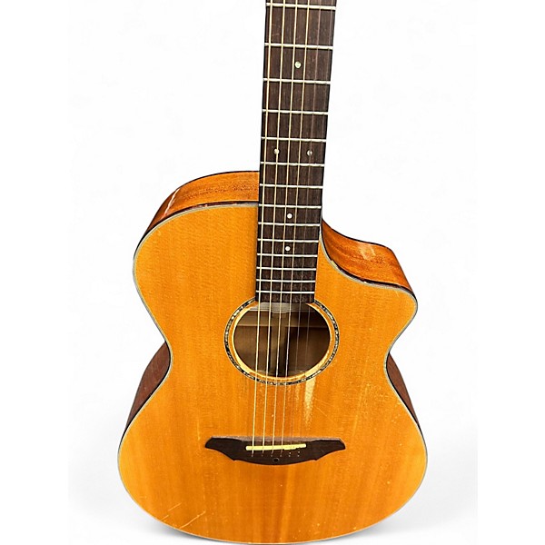 Used Breedlove Ac25 Natural Acoustic Electric Guitar