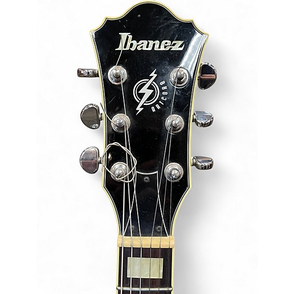Used Ibanez AFS75TD Silver Hollow Body Electric Guitar