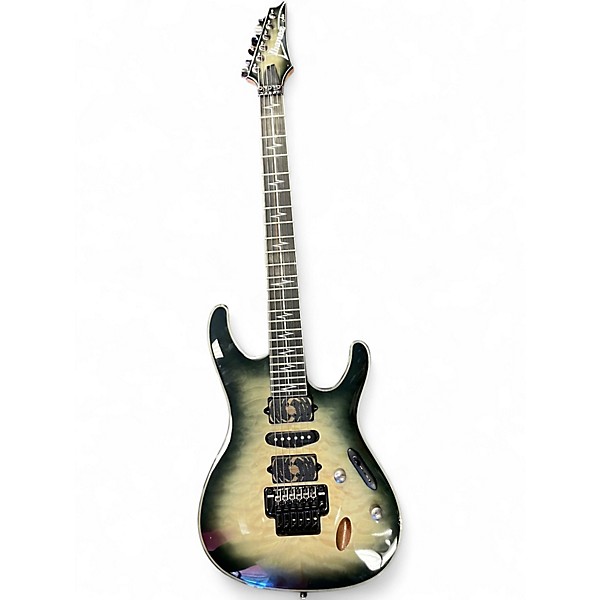 Used Ibanez JIVA10 GREEN BURST Solid Body Electric Guitar