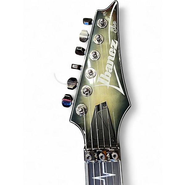 Used Ibanez JIVA10 GREEN BURST Solid Body Electric Guitar