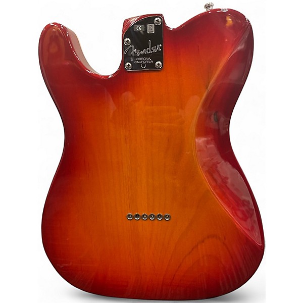 Used 2012 Fender American Deluxe Telecaster AGED CHERRY BURST Solid Body Electric Guitar