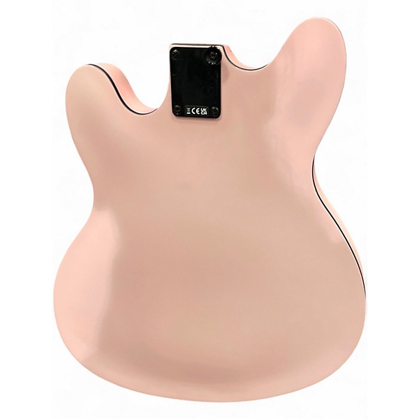 Used Fender Tom DeLonge Starcaster SATIN SHELL PINK Hollow Body Electric Guitar