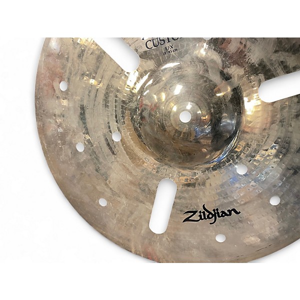 Used Zildjian 18in A Custom EFX Crash Cymbal