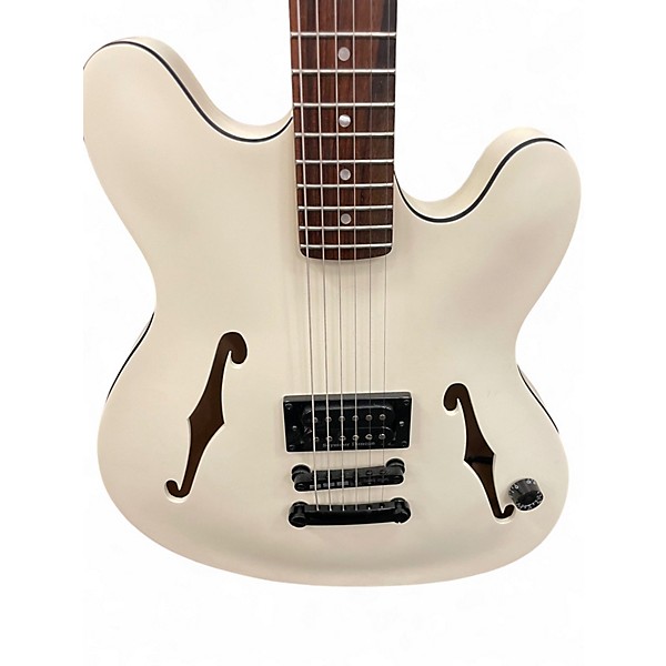 Used Fender TOM DELONGE STARCASTER Olympic White Hollow Body Electric Guitar
