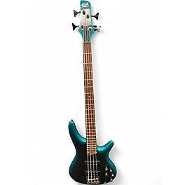 Used Ibanez SR300 Emerald Green Electric Bass Guitar