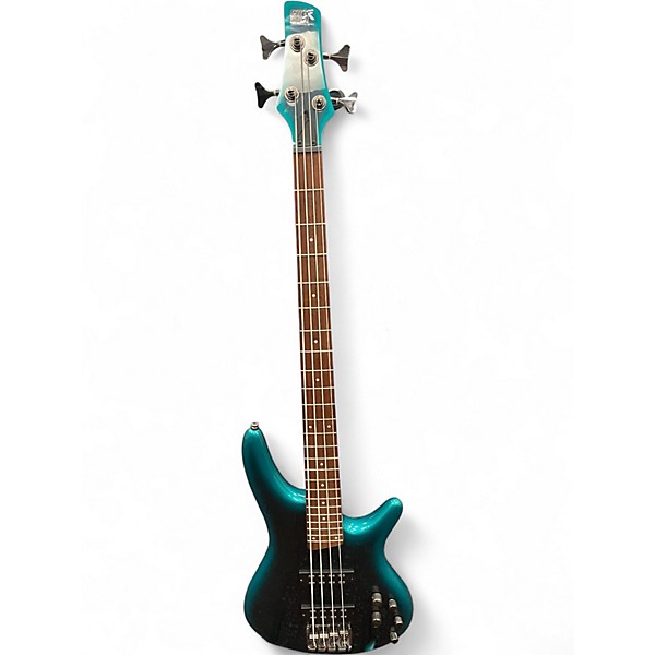 Used Ibanez SR300 Emerald Green Electric Bass Guitar