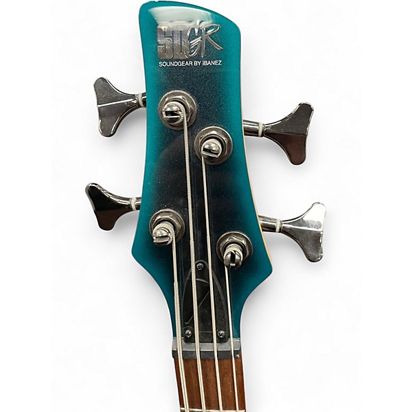 Used Ibanez SR300 Emerald Green Electric Bass Guitar