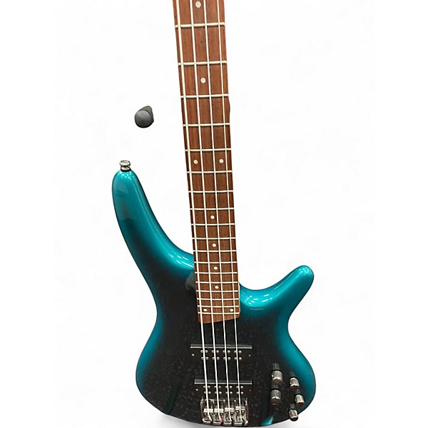Used Ibanez SR300 Emerald Green Electric Bass Guitar