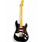 Used Fender American Deluxe Stratocaster V Neck Black Solid Body Electric Guitar thumbnail
