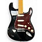 Used Fender American Deluxe Stratocaster V Neck Black Solid Body Electric Guitar