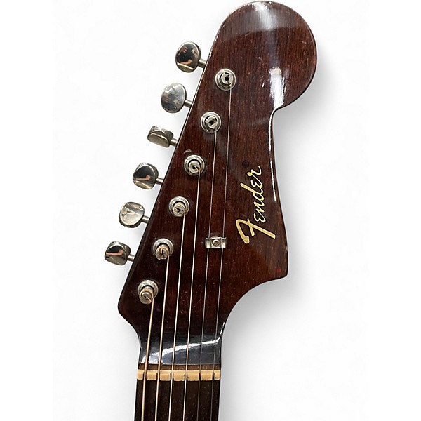 Used Fender Sonoran SCE Natural Acoustic Electric Guitar