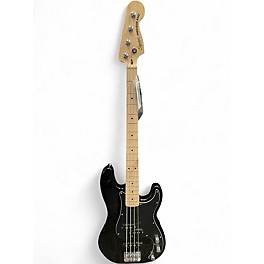 Used Squier Precision Bass Black Electric Bass Guitar