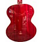 Used Carlo Robelli cb300trbx Trans Red Acoustic Bass Guitar