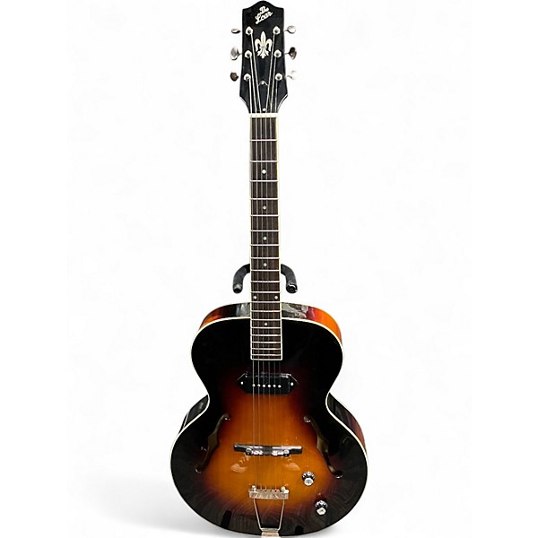 Used The Loar LH309VS Vintage Sunburst Hollow Body Electric Guitar