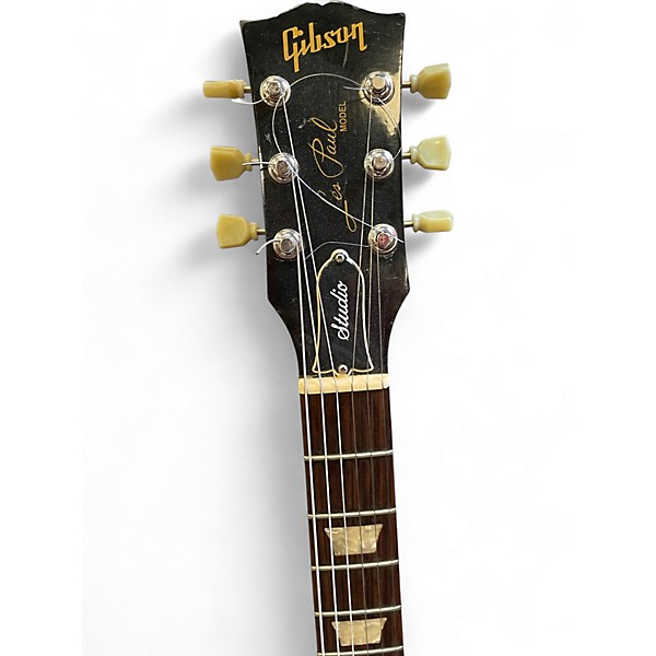 Used Gibson Les Paul Studio Dark Cherry Solid Body Electric Guitar