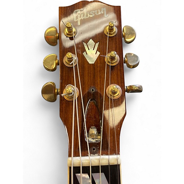 Used Gibson Songwriter Deluxe Natural Acoustic Electric Guitar