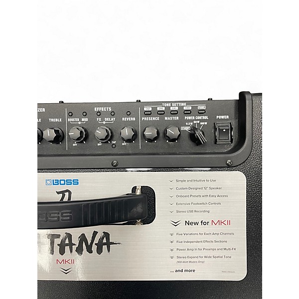 Used BOSS Katana KTN100 100W 1X12 Guitar Combo Amp