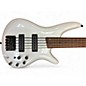 Used Ibanez SR305 5 String Pearl White Electric Bass Guitar