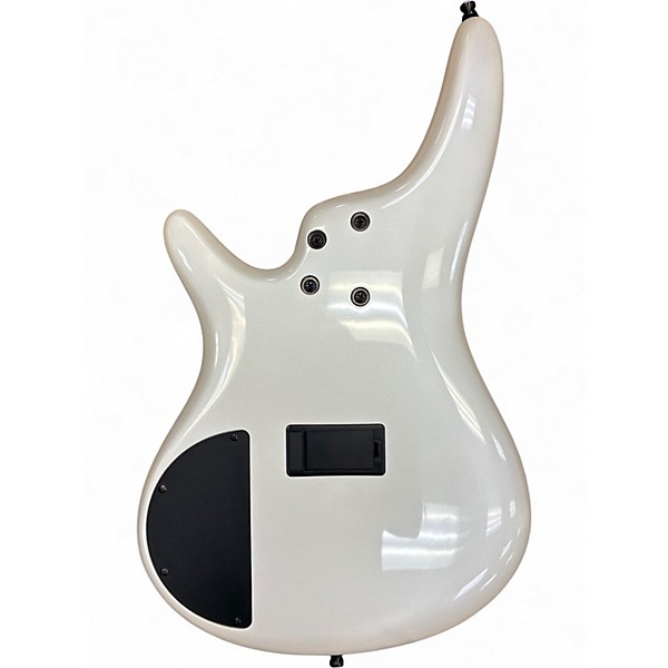 Used Ibanez SR305 5 String Pearl White Electric Bass Guitar