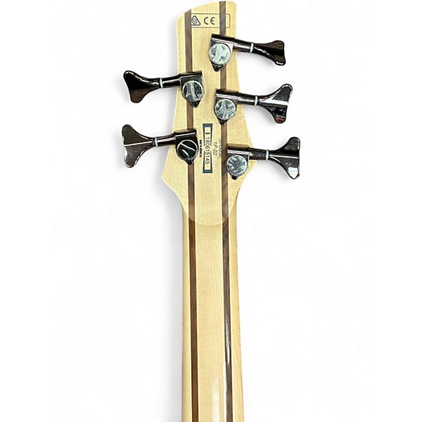 Used Ibanez SR305 5 String Pearl White Electric Bass Guitar