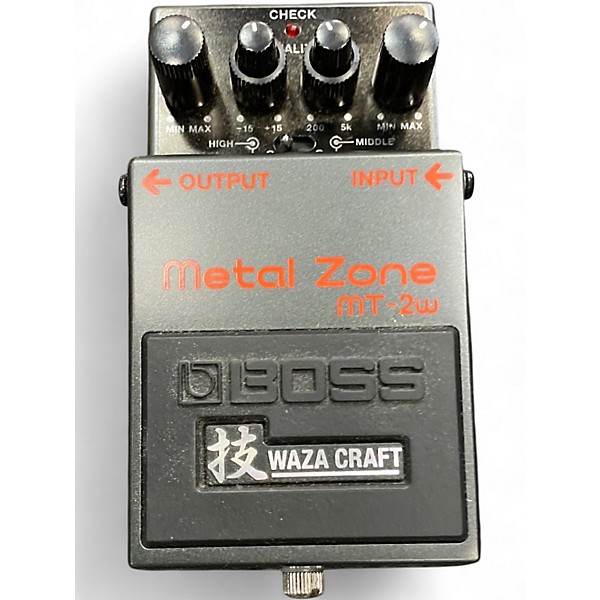 Used BOSS MT2W Metal Zone Waza Craft Effect Pedal