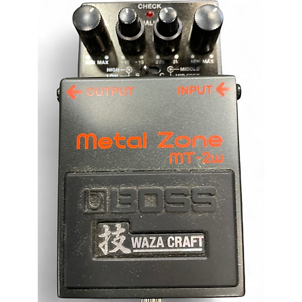 Used BOSS MT2W Metal Zone Waza Craft Effect Pedal