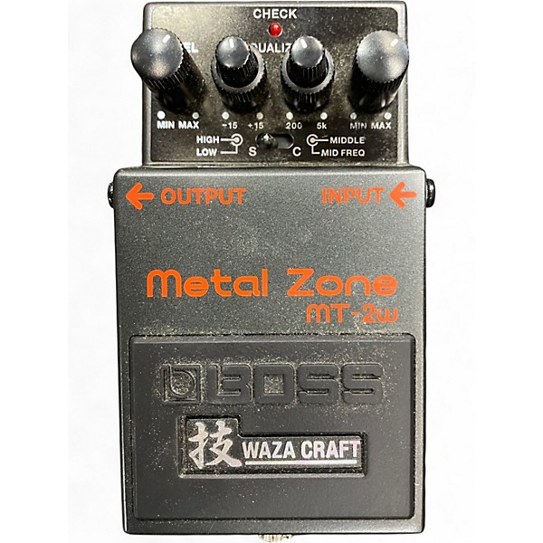 Used BOSS MT2W Metal Zone Waza Craft Effect Pedal