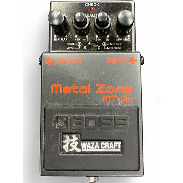 Used BOSS MT2W Metal Zone Waza Craft Effect Pedal