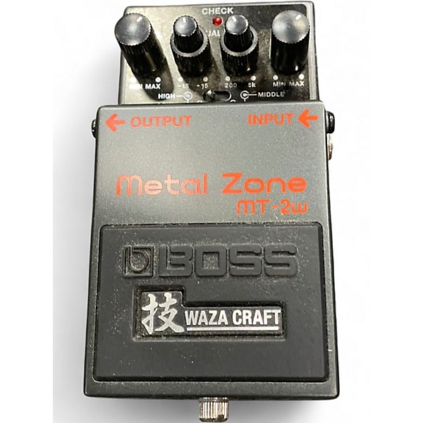 Used BOSS MT2W Metal Zone Waza Craft Effect Pedal