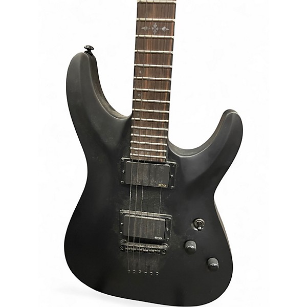 Used Schecter Guitar Research C1 Platinum Black Solid Body Electric Guitar