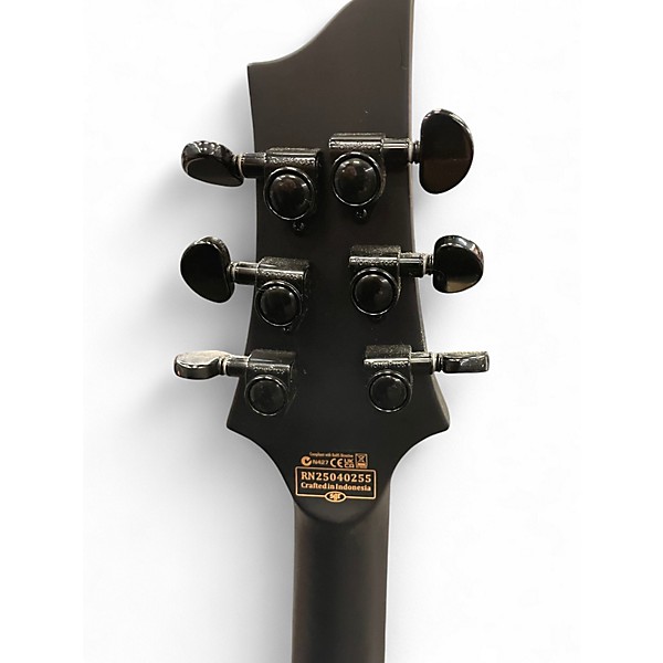 Used Schecter Guitar Research C1 Platinum Black Solid Body Electric Guitar