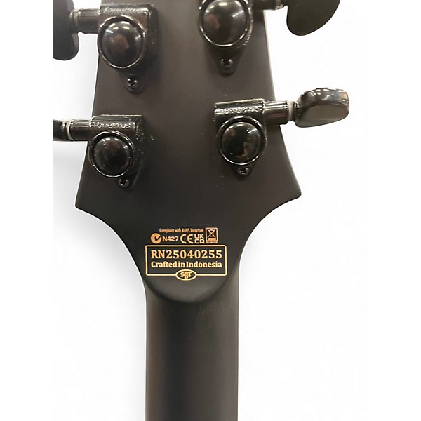 Used Schecter Guitar Research C1 Platinum Black Solid Body Electric Guitar