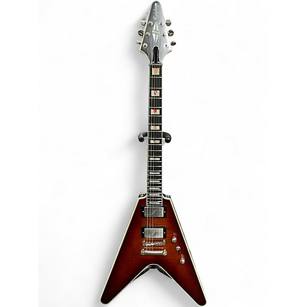 Used 2025 Epiphone Flying V Prophecy Electric Guitar Aged Bengal Tiger Burst Solid Body Electric Guitar