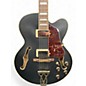 Used Ibanez AF75GBKF Satin Black Hollow Body Electric Guitar